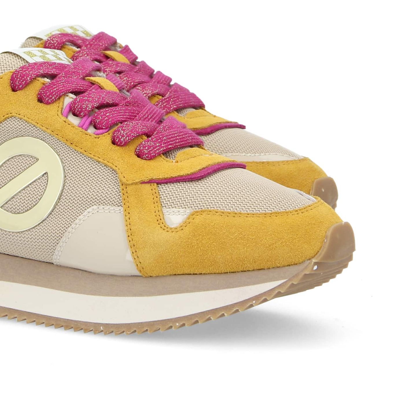 MIA NEW JOGGER W  -  SUEDE/PAT./KNIT  - GIALLO MAIS/SABBIA/ROSA/